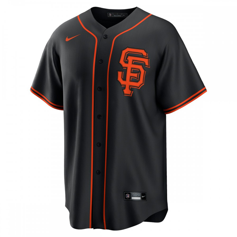 Brandon Crawford San Francisco Giants Alternate Replica Player Name Jersey - Black-Pro Kit Vault | Brand New 26/27 Sports Jerseys